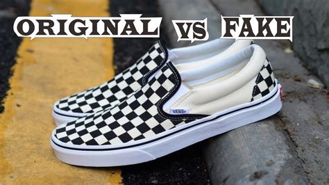 fake vs real original vans shoes|knock off vans slip ons.